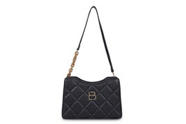 Lucky Bees Bolso Bandolera 410 Azul Oscuro Polipiel 30x9x18cm